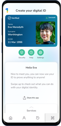 digital id on smartphone