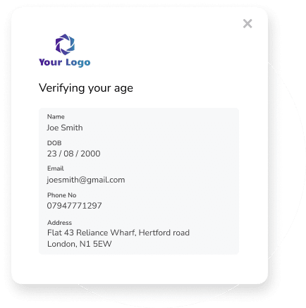 your logo iframe name dob email address phone number